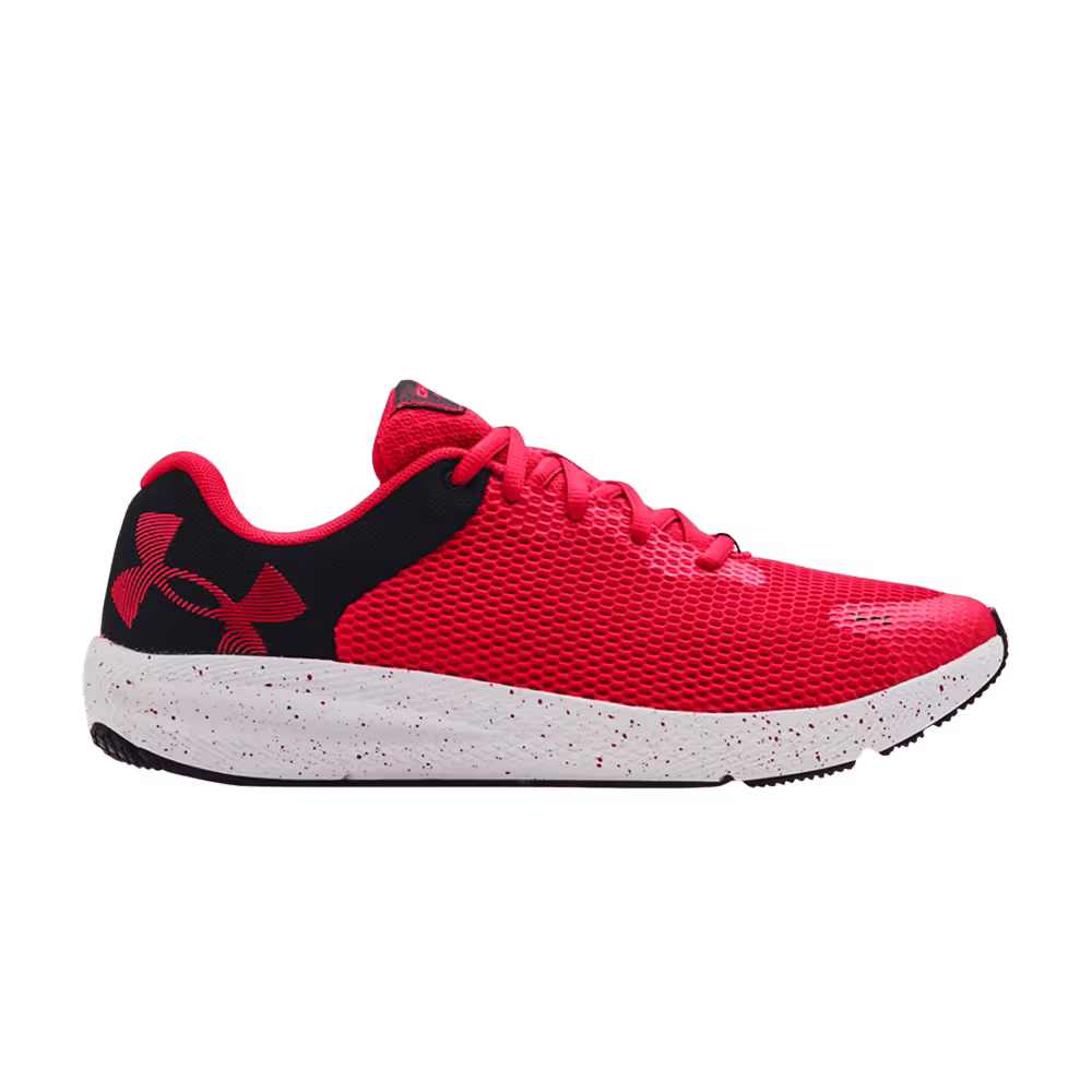 Under Armour Charged Pursuit 2 Big Logo Speckle - Red Black