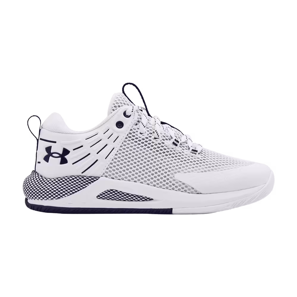 Under Armour Women's HOVR Block City White Midnight Navy