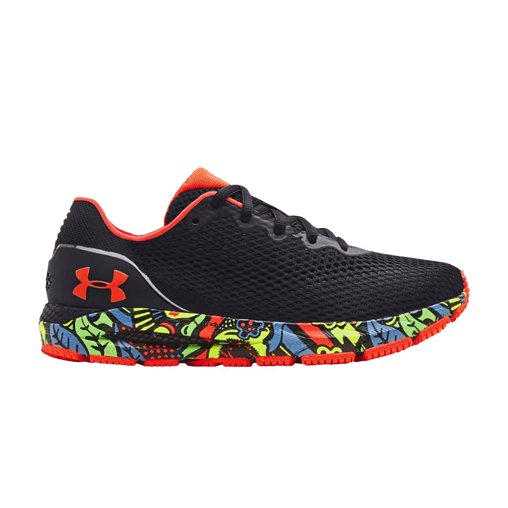 Under Armour Women's HOVR Sonic 4 Run Weird - Black Phoenix Fire