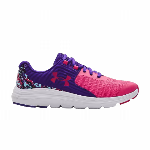 Under Armour Outhustle Print GS 'Gala White'