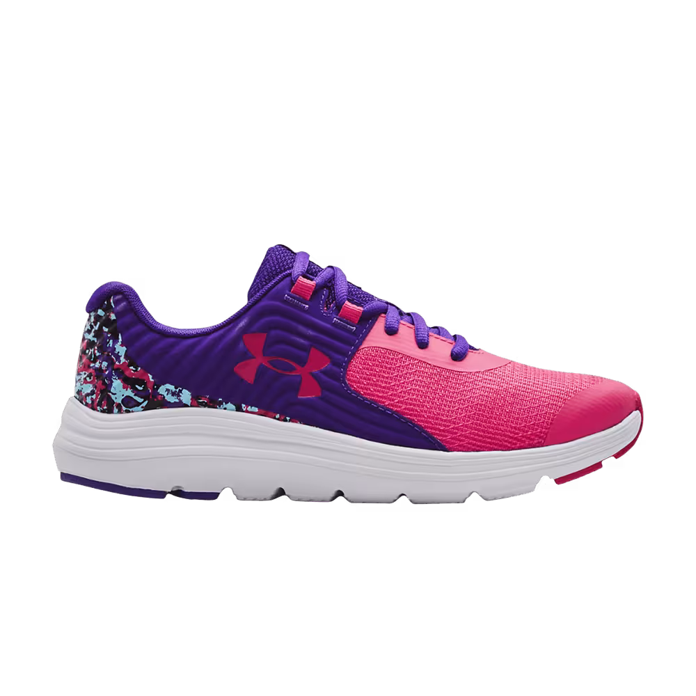 Under Armour Outhustle Print GS Gala White