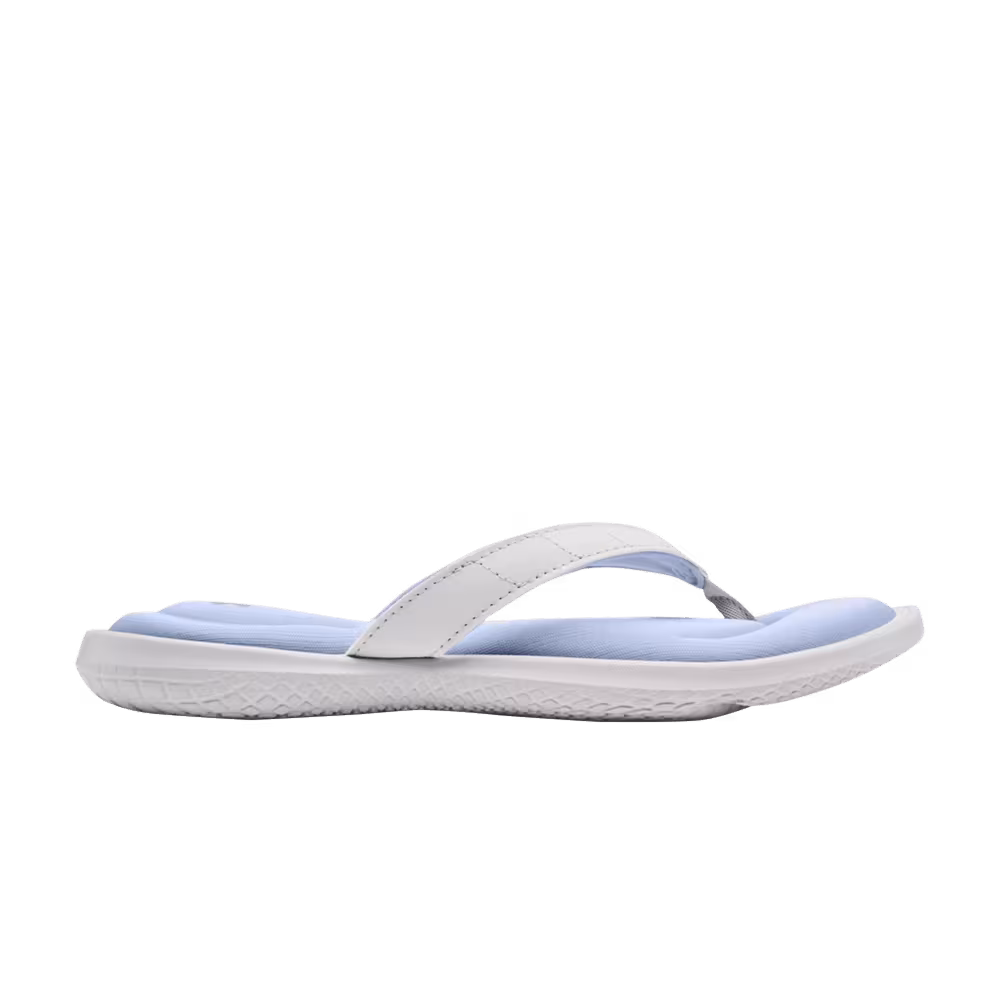 Under Armour Women's Marbella 7 Sandal Halo Grey Isotope Blue