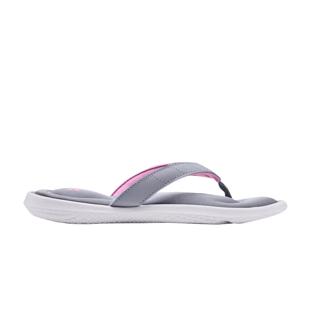Under Armour Women's Marbella 7 Sandal White Mod Grey
