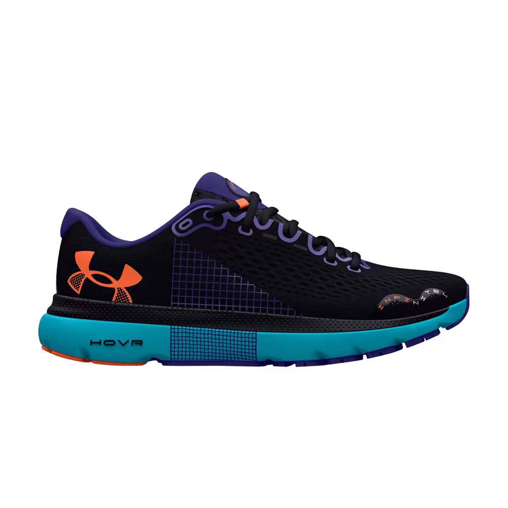 Under Armour HOVR Infinite 4 Black Blue Surf