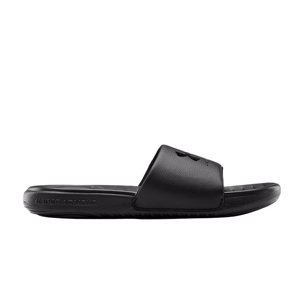 Under Armour Women's Ansa Fixed Slides Triple Black