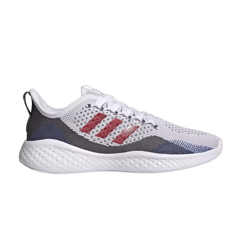 Adidas Fluidflow 2.0 White Vivid Red