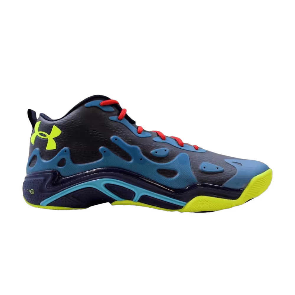 Under Armour Micro G Anatomix Spawn 2 Low Midnight Navy Volt
