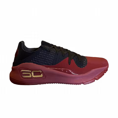 Under Armour Curry 4 Low TB 'Black Red Gold'