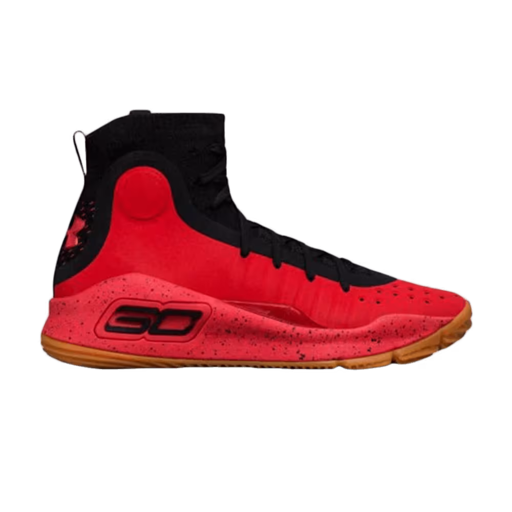 Under Armour Curry 4 GS Red Black Gum