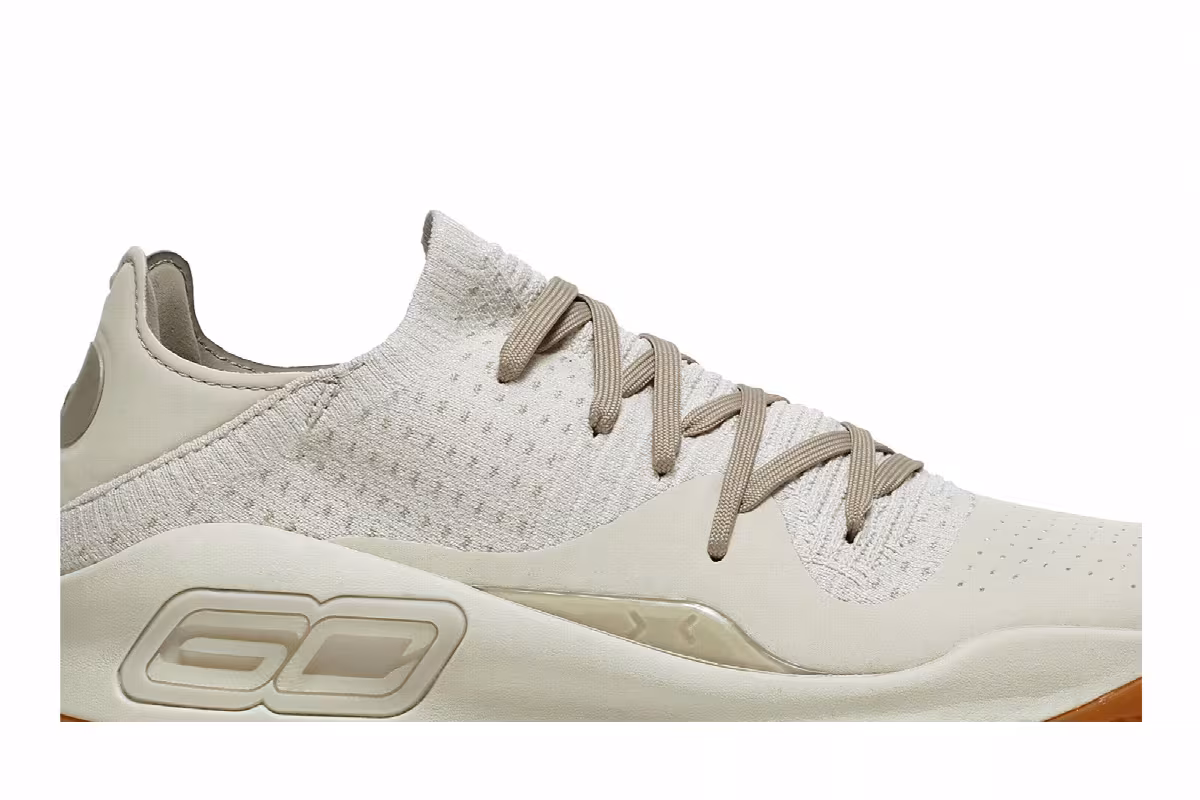 Under Armour Curry 4 Low GS Beige Gum, view 3