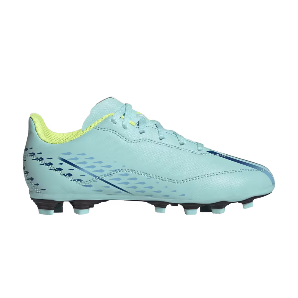 Adidas X Speedportal.4 FG J Al Rihla Pack - Clear Aqua