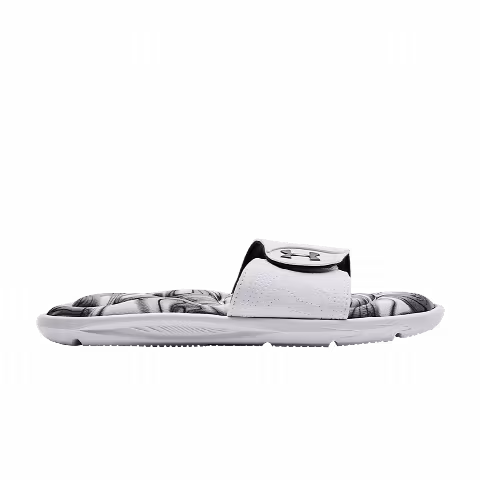 Under Armour Wmns Ignite 6 Graphic Footbed Slide 'White Jet Grey'