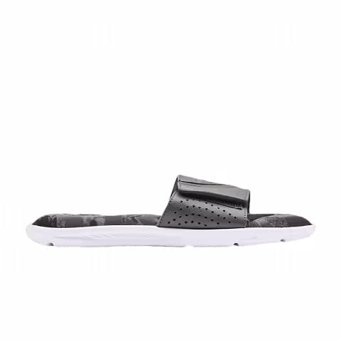 Under Armour Ignite 6 Graphic Strap Slide 'Black White'