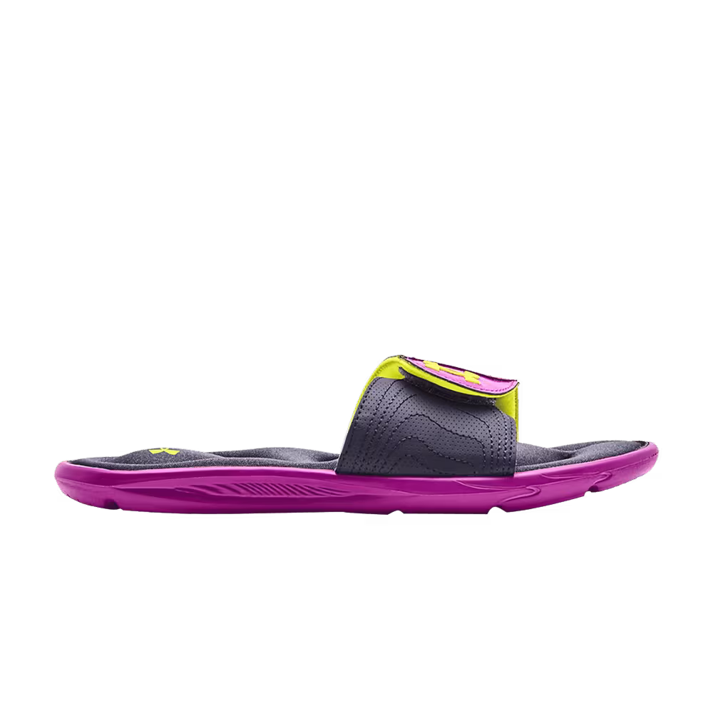 Under Armour Women's Ignite 9 Slide Strobe Tempered Steel