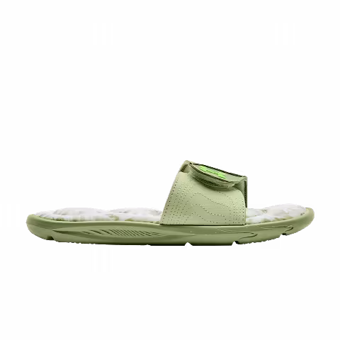 Under Armour Wmns Ignite 6 Graphic Footbed Slide 'Pale Olive Avocado'