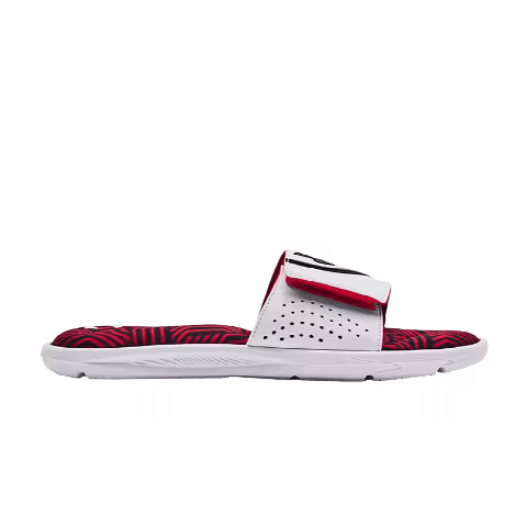 Under Armour Ignite 6 Graphic Strap Slide 'White Red'