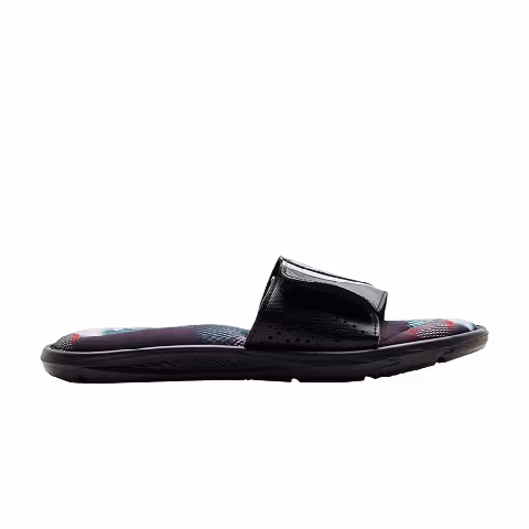 Under Armour Ignite 6 Graphic Strap Slide 'Black White'