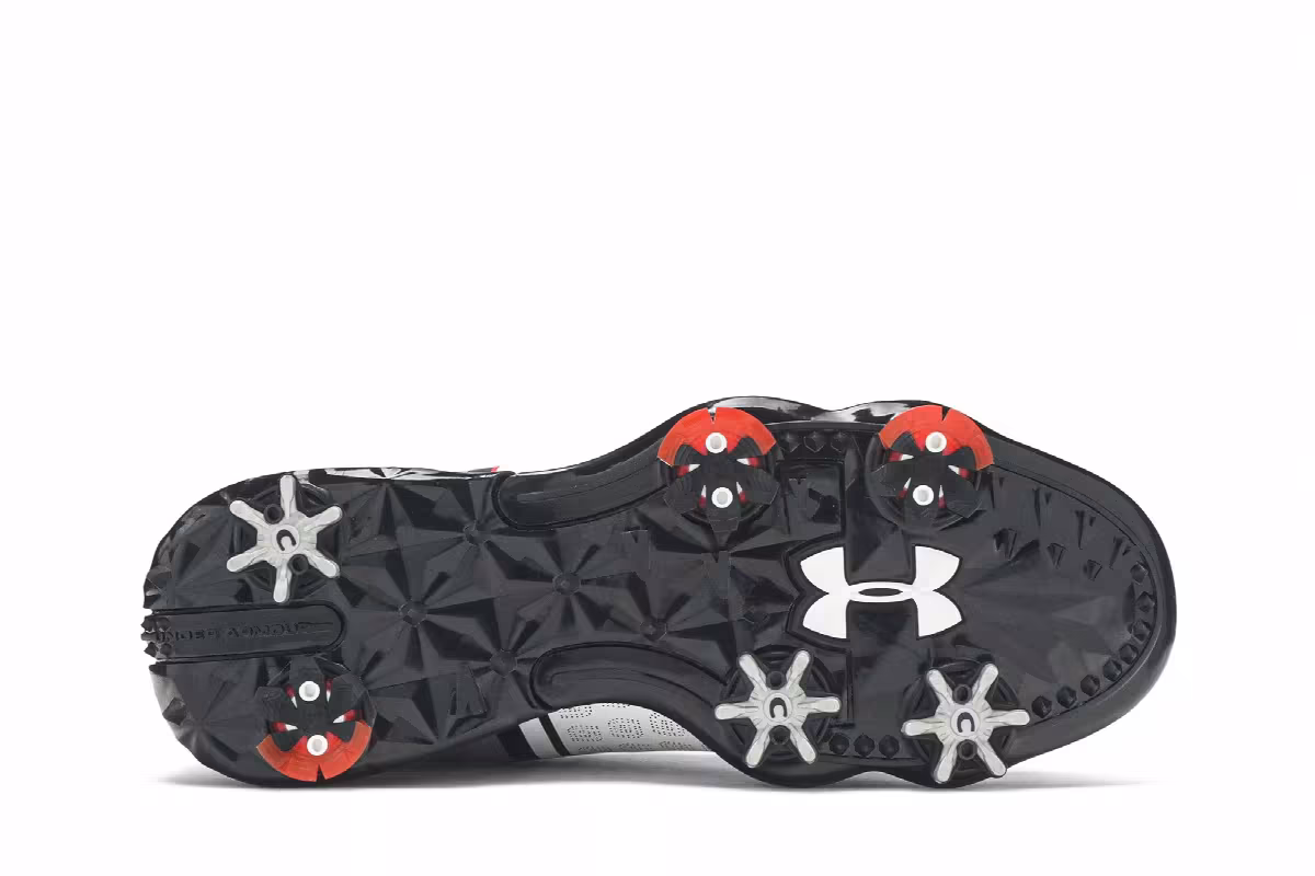 Under Armour Spieth One Jr. White Black Red, view 5
