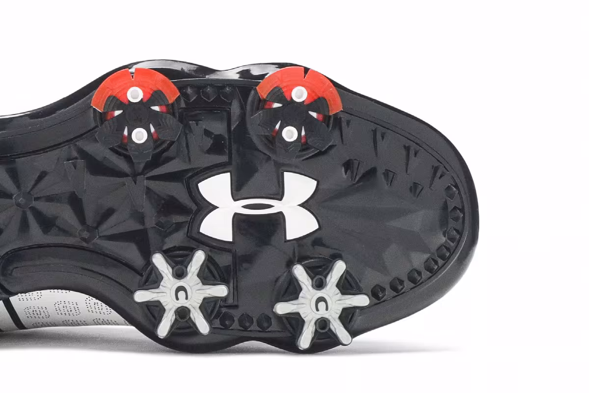 Under Armour Spieth One Jr. White Black Red, view 6