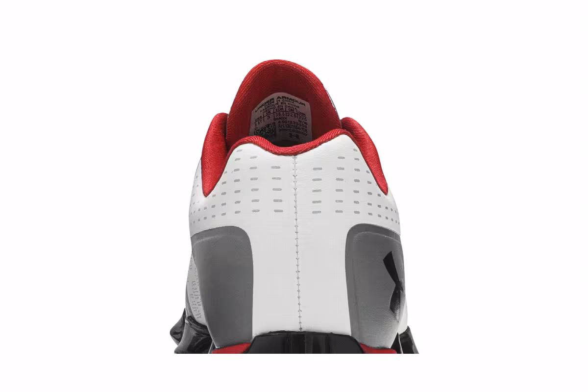 Under Armour Spieth One Jr. White Black Red, view 8