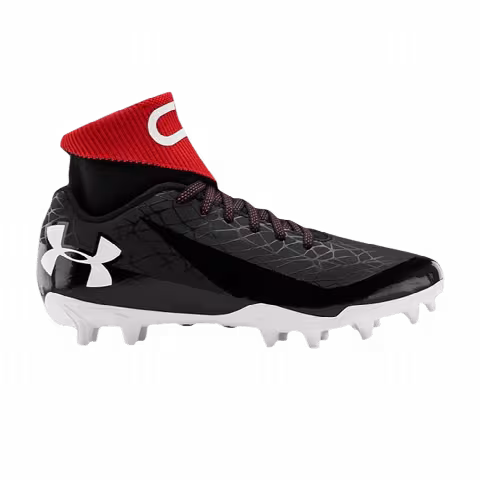 Under Armour C1N MC Jr. 'Black Red'