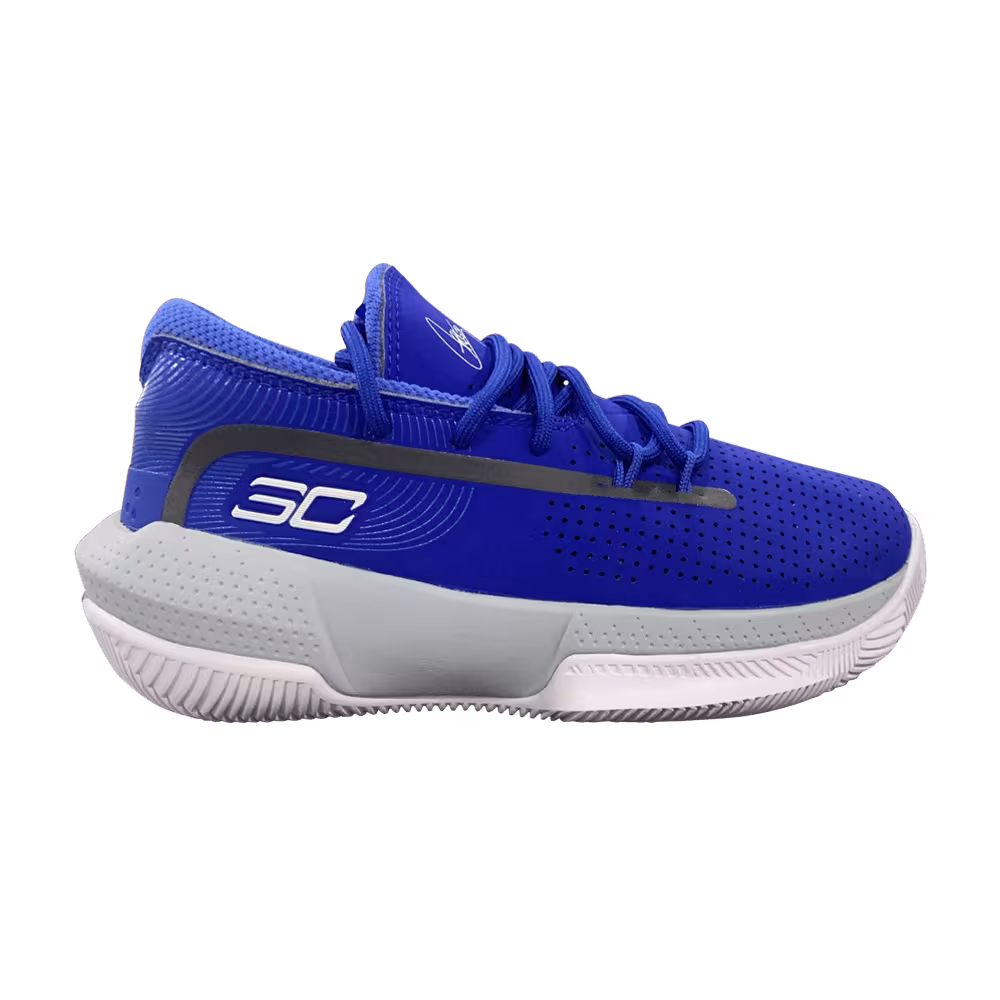 Under Armour Curry 3Zer0 3 PS Royal Mod Grey