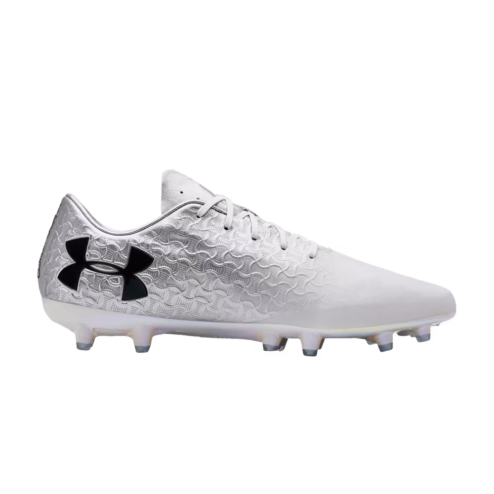 Under Armour Magnetico Pro FG Silver White