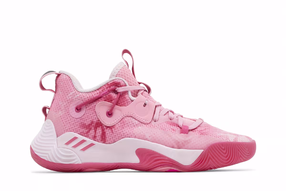 Adidas Harden Stepback 3 J Bliss Pink, view 2