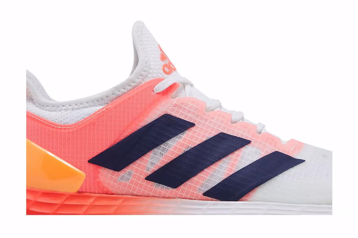 Adidas Women's Adizero Ubersonic 4 White Acid Red, view 3
