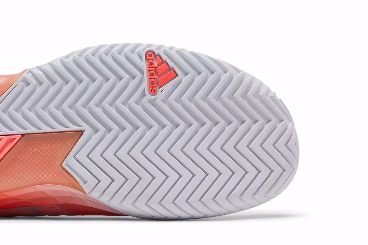 Adidas Women's Adizero Ubersonic 4 White Acid Red, view 6