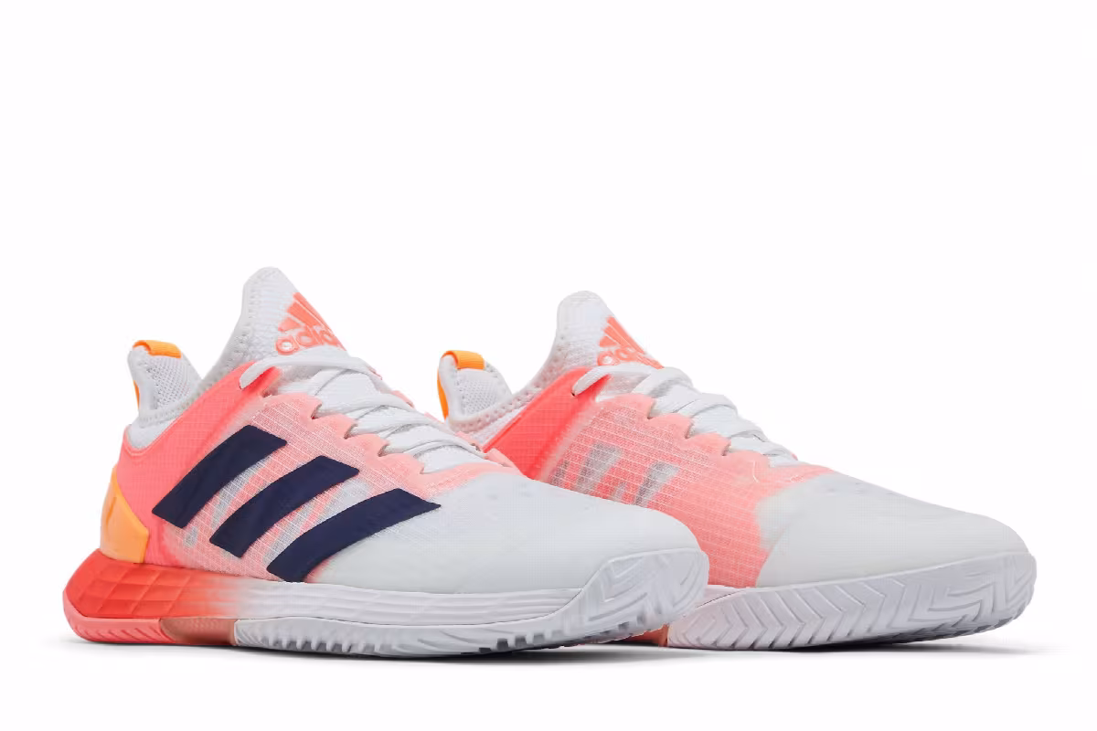 Adidas Women's Adizero Ubersonic 4 White Acid Red, view 9