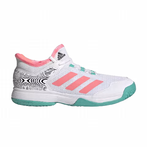 Adidas Adizero Ubersonic 4 J 'White Acid Red'