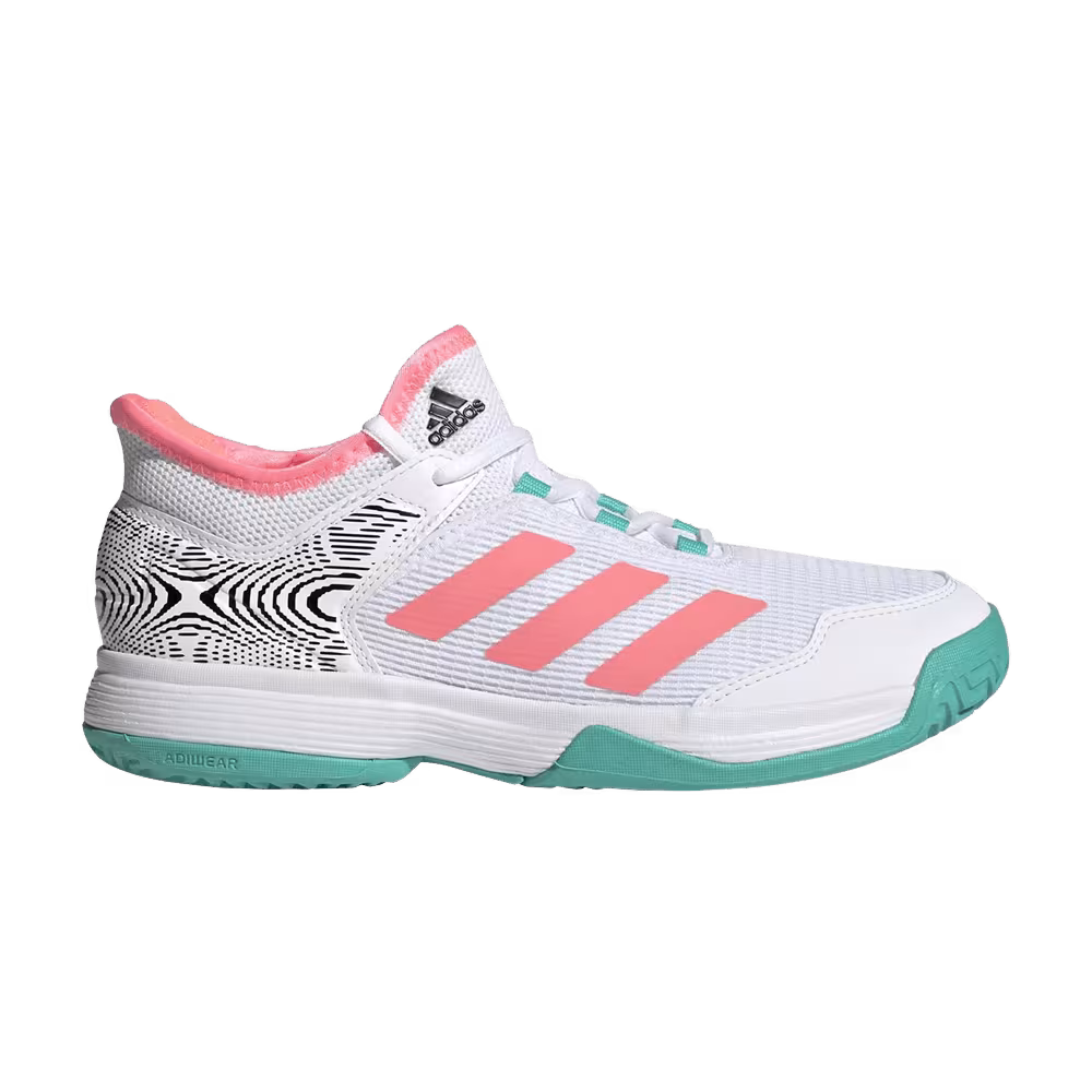 Adidas Adizero Ubersonic 4 J White Acid Red