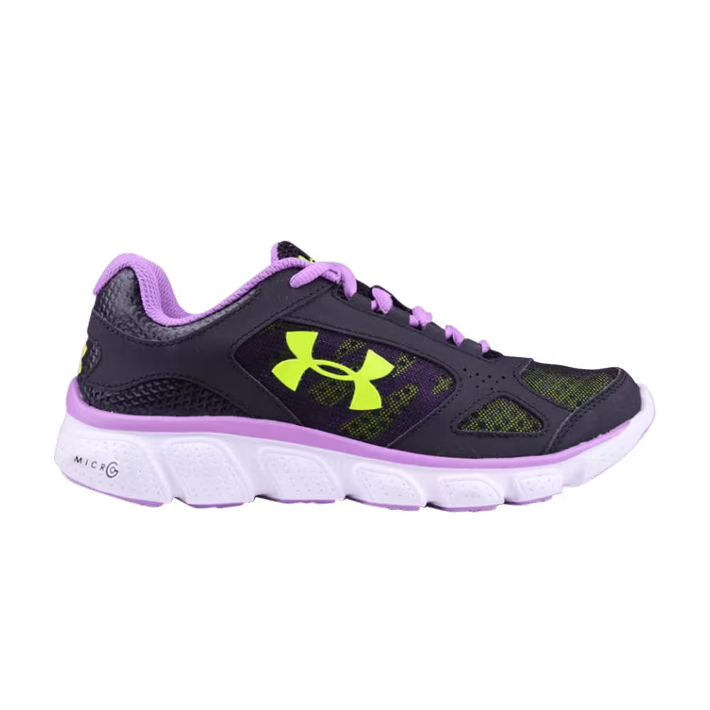 Under Armour Micro G Assert 5 GS Black Exoctic Bloom