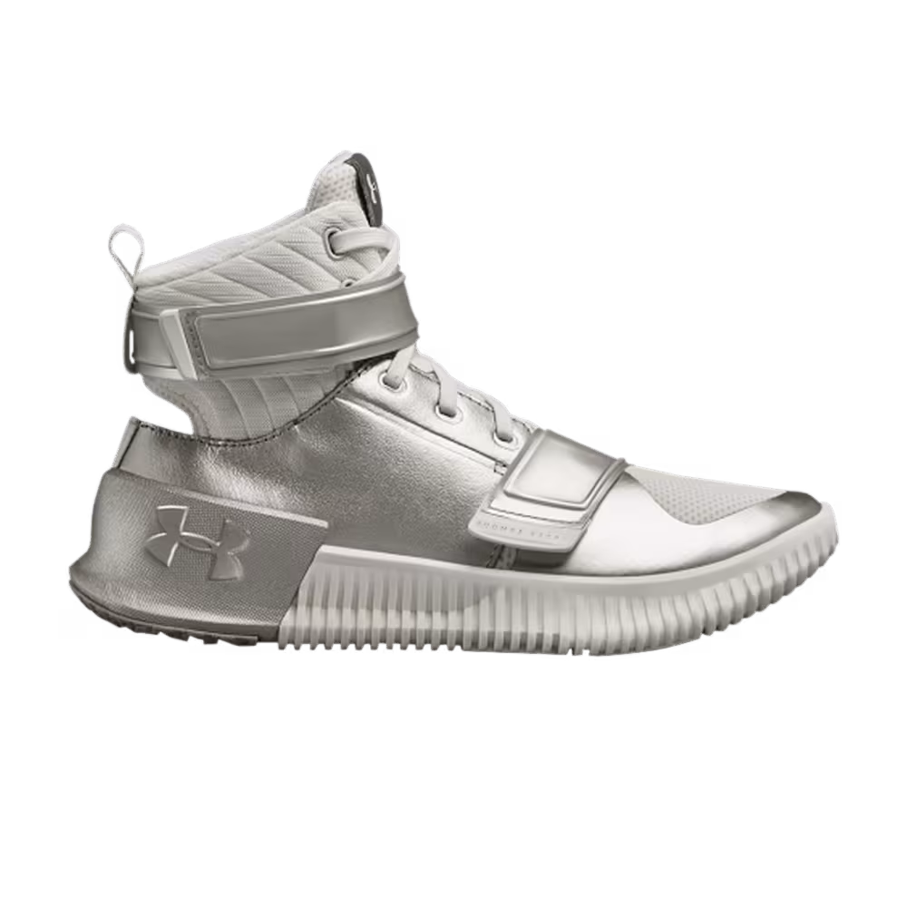 Under Armour Women's Ultimate Speed Mid Silver
