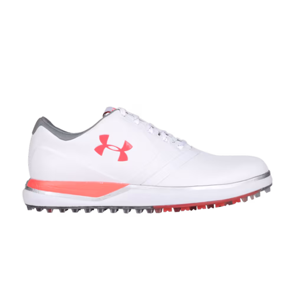 Under Armour Women's Performance Spikeless White Orange