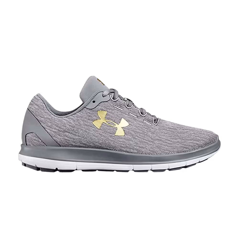 Under Armour Women's Remix Grey Gold Metallic