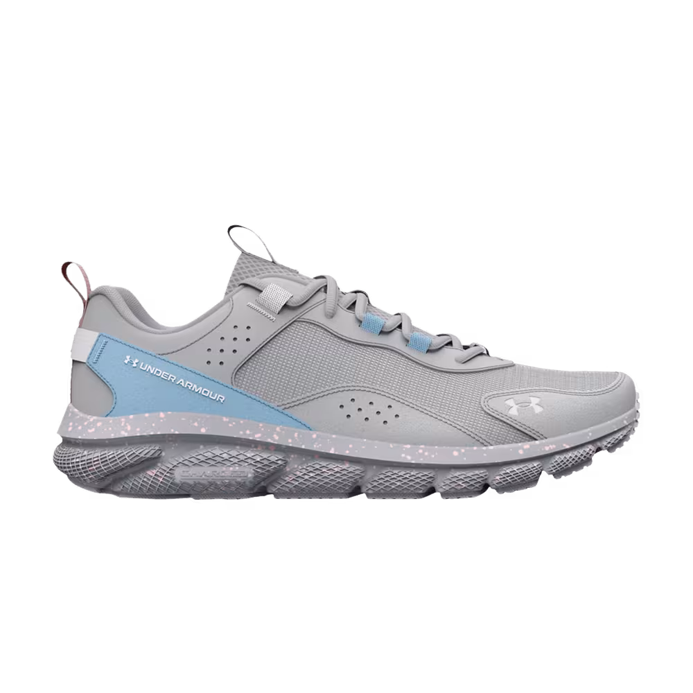 Under Armour Women's Charged Verssert Speckle Mod Grey Blizzard