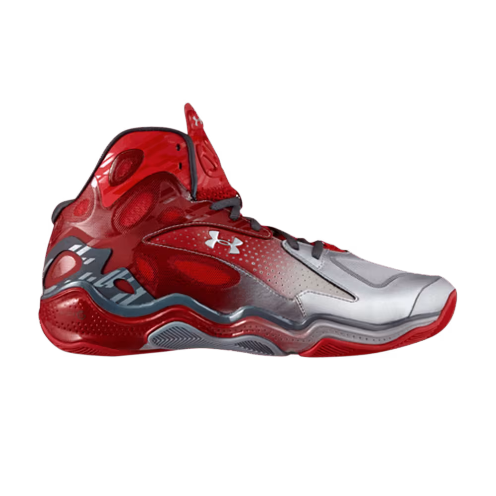 Under Armour Micro G Anatomix Anomaly Red Carbon Silver