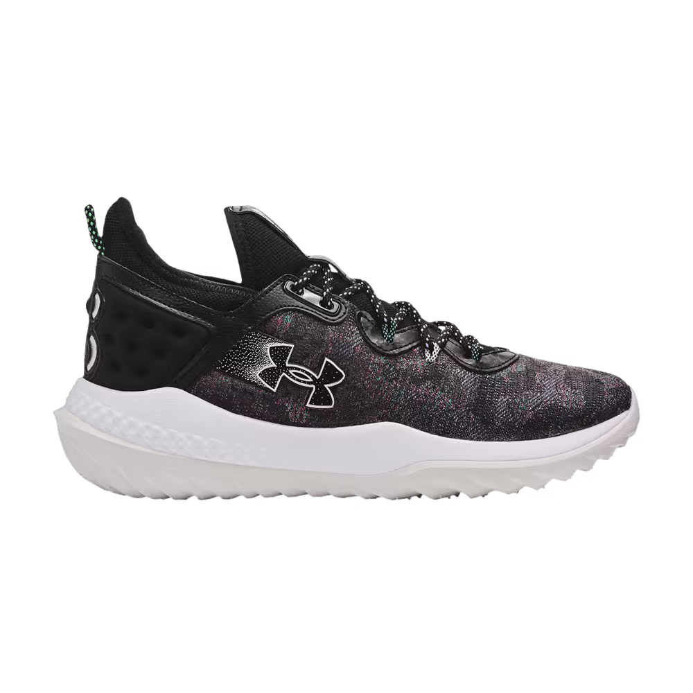 Under Armour Harper 8 TF Black Pink Green