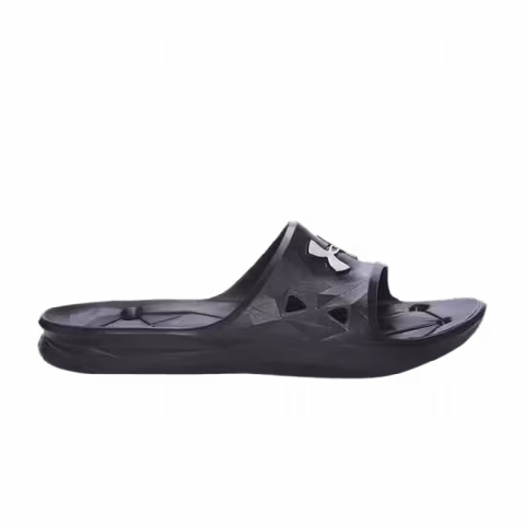 Under Armour Locker 3 Slides 'Black Silver'