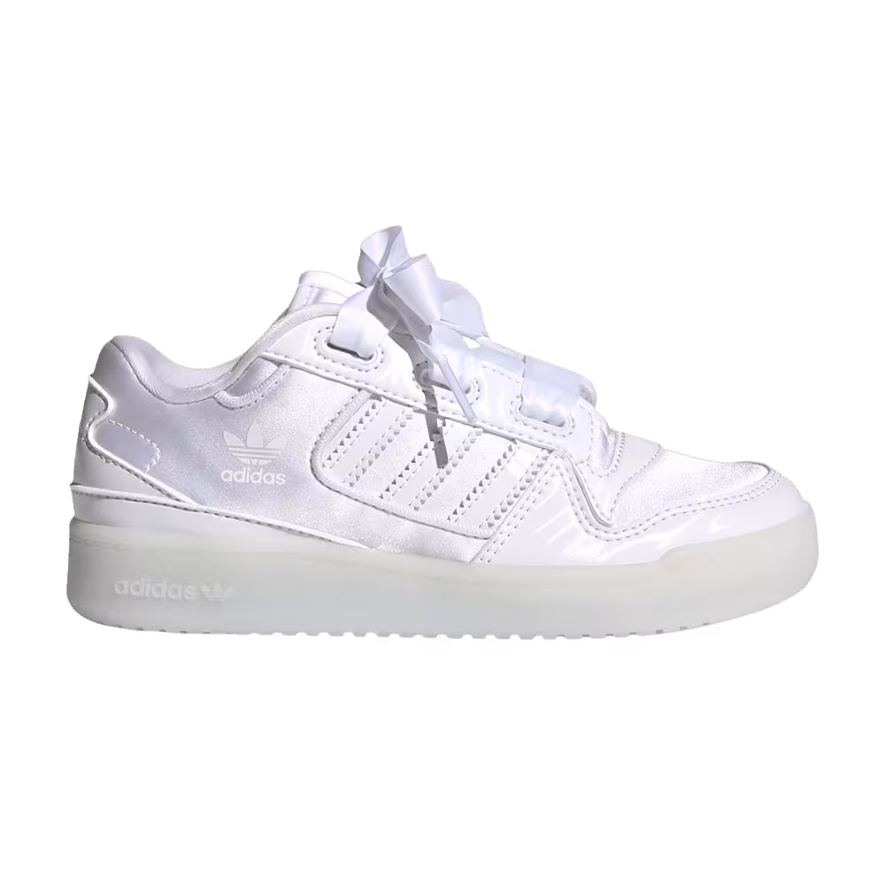 Adidas Forum Satin Low K Triple White