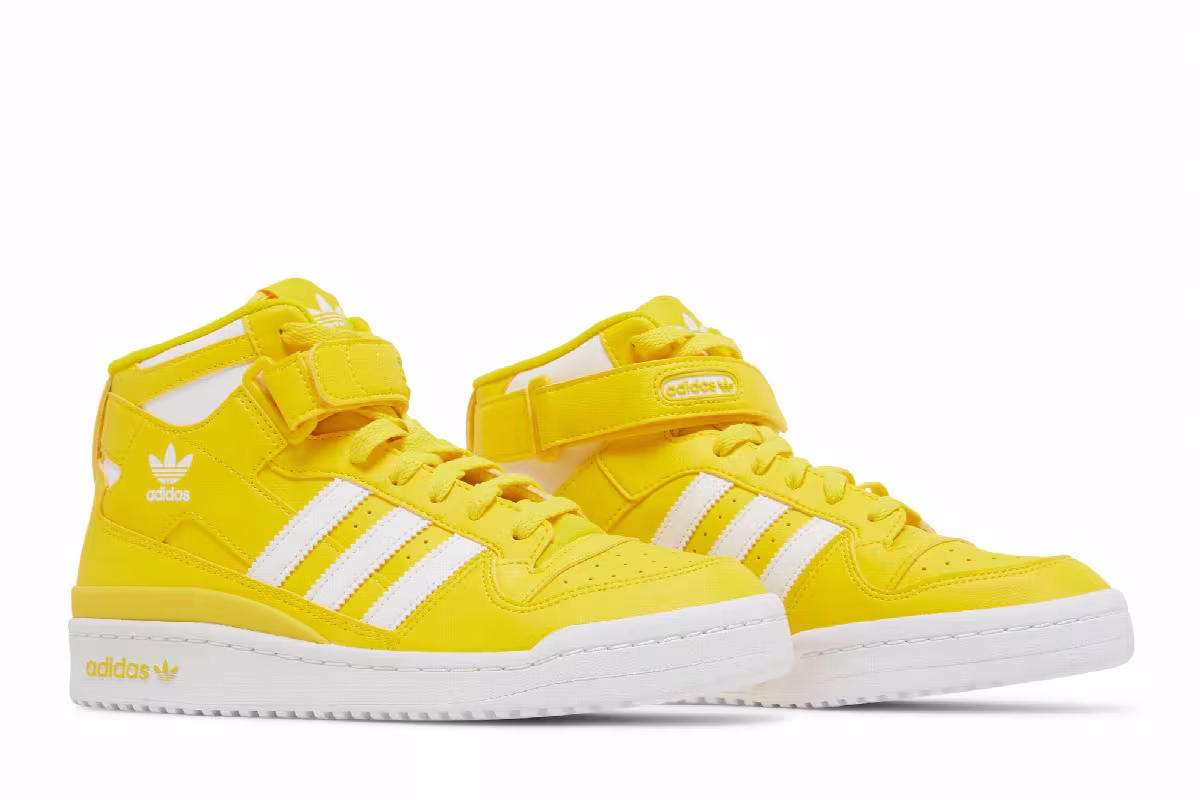 Adidas Forum Mid Yellow, view 9