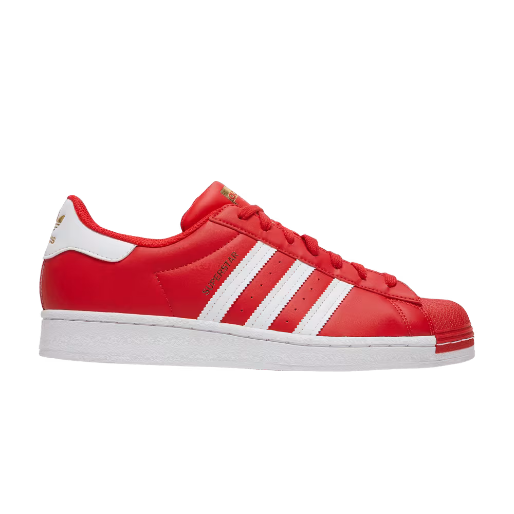 Adidas Superstar Red Cloud White