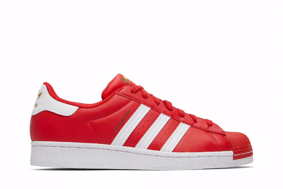Adidas Superstar Red Cloud White, view 2