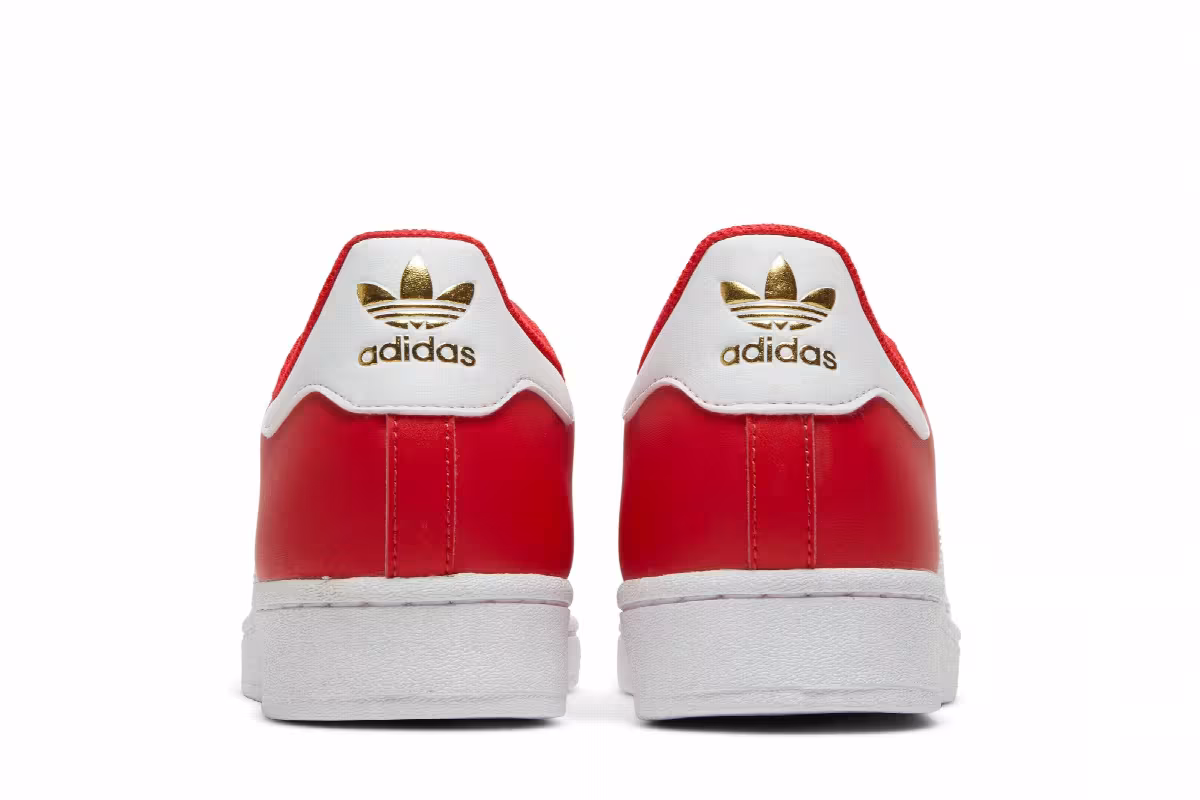 Adidas Superstar Red Cloud White, view 7