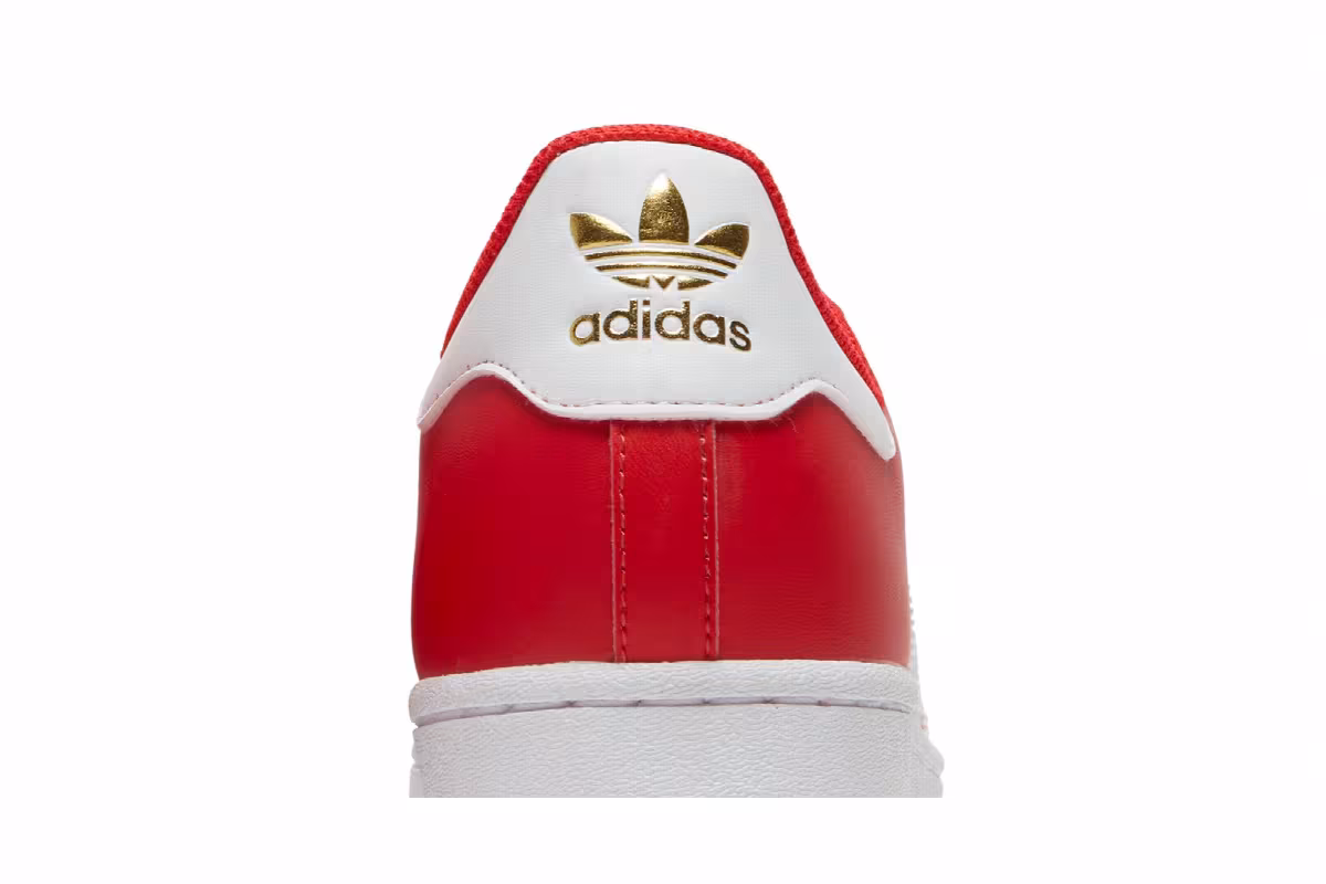Adidas Superstar Red Cloud White, view 8