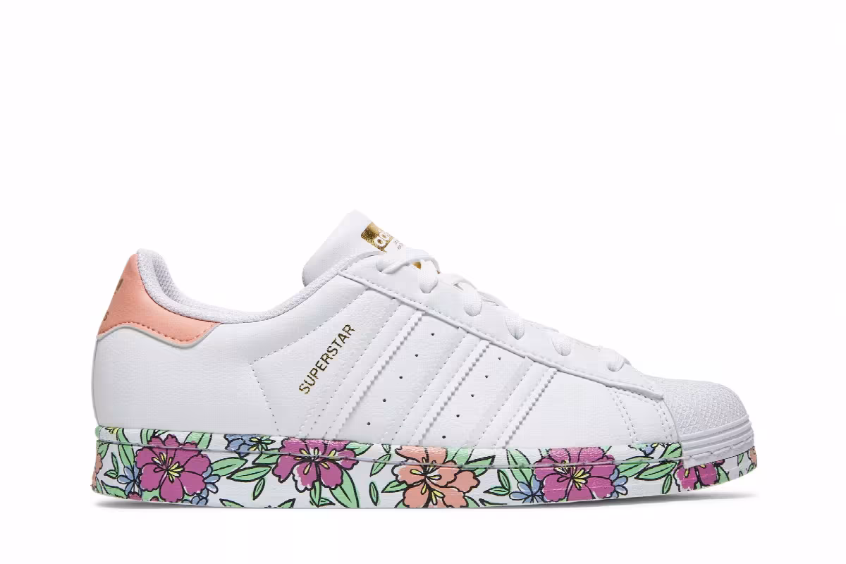 Adidas Women's Superstar Florals, view 2