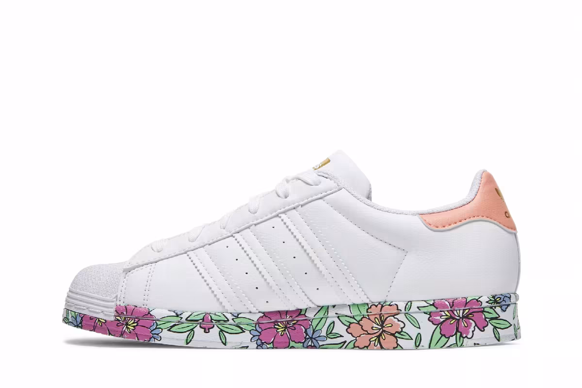 Adidas Women's Superstar Florals, view 4