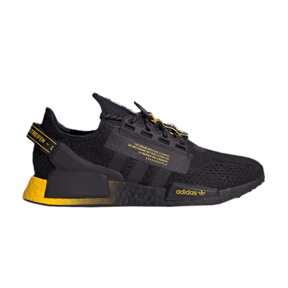 Adidas NMD_R1 V2 Black Yellow Gradient